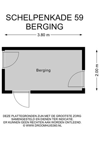 Floorplan - Schelpenkade 59, 2313 ZZ Leiden